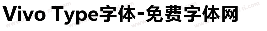 Vivo Type字体字体转换